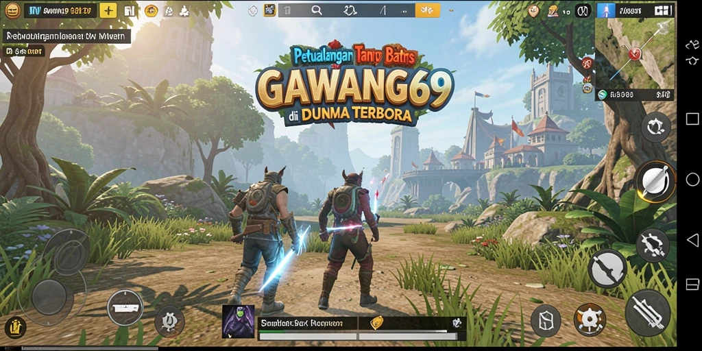 Tampilan gameplay GAWANG69 yang menakjubkan di dunia Open World.
