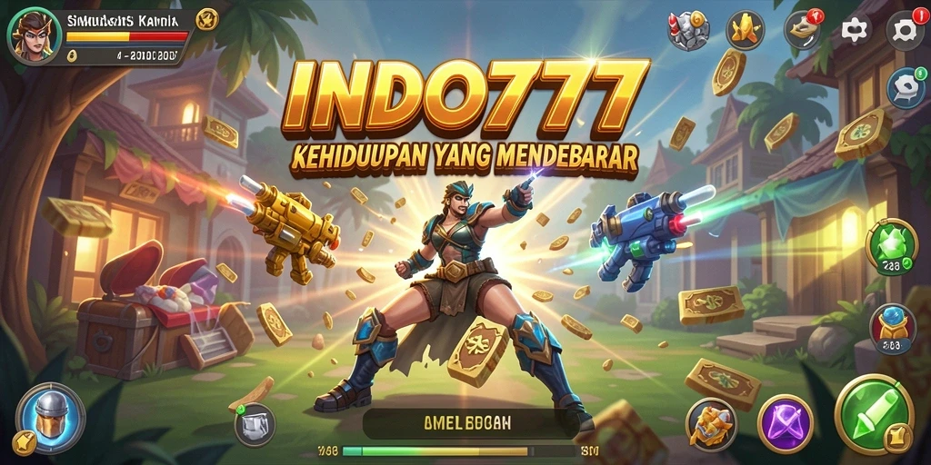 Tampilan gameplay menarik dari INDO777 penuh warna dan interaktif.