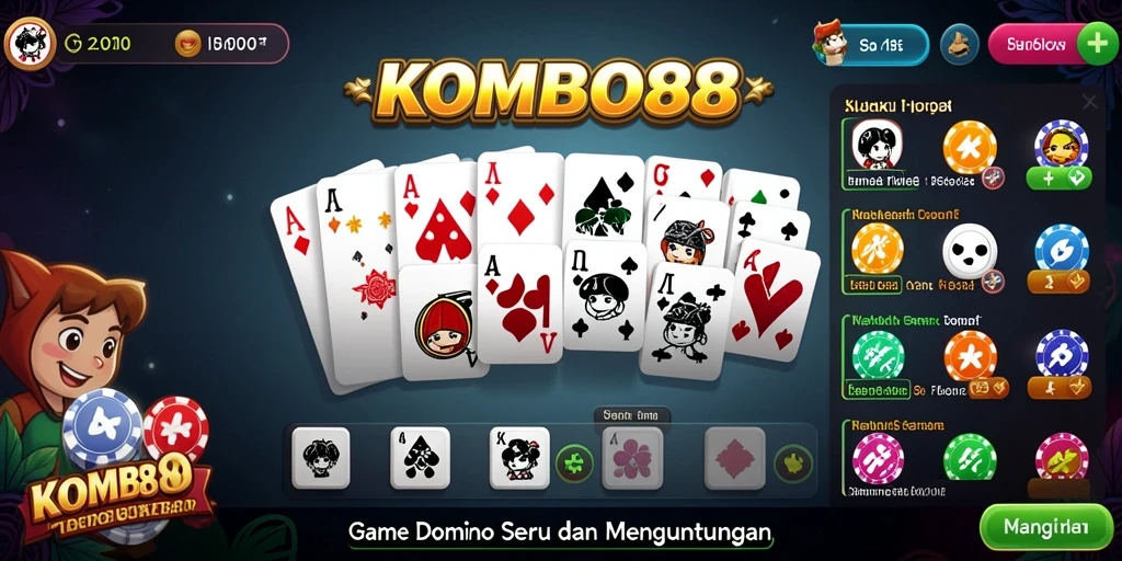 Tampilan gameplay KOMBO88 yang seru dan interaktif.