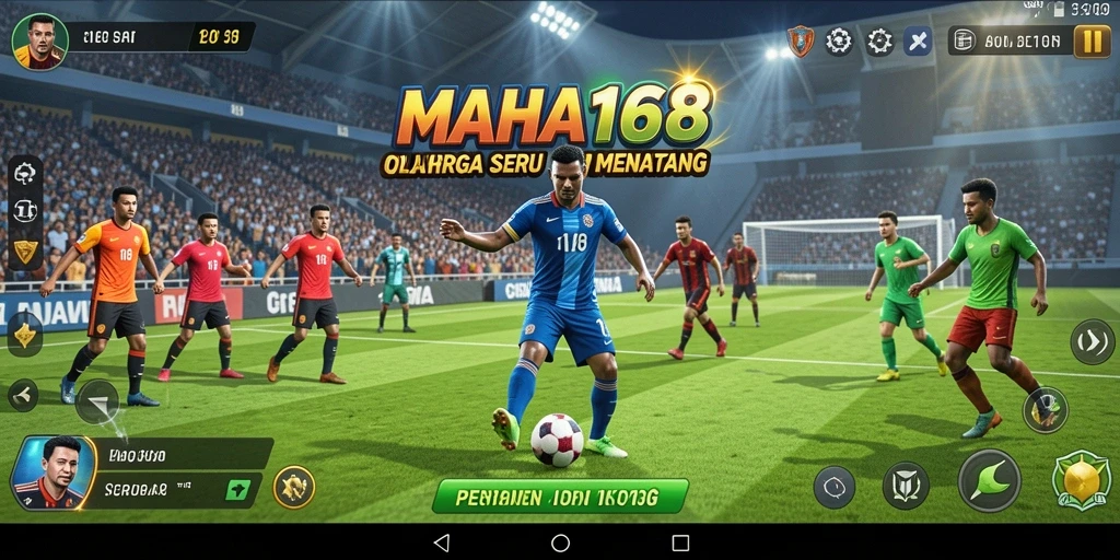Tampilan gameplay seru dan menantang di MAHA168.