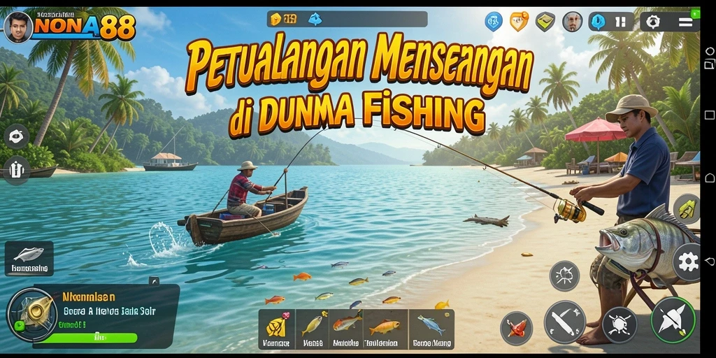 Gameplay NONA88 yang menarik dengan berbagai jenis ikan.