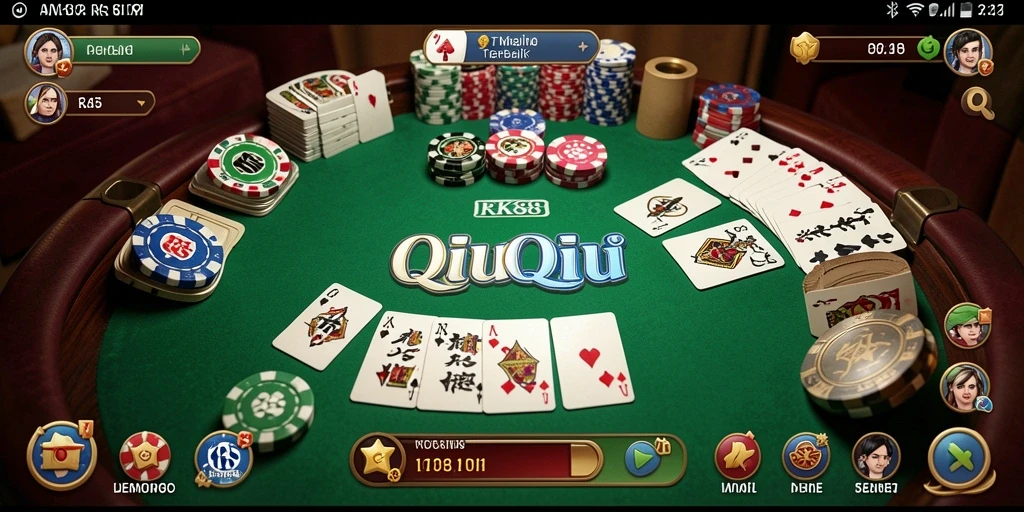 Tampilan grafik modern dan gameplay menarik QiuQiu.